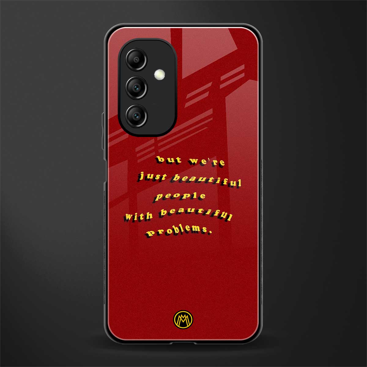 beautiful people with beautiful problems back phone cover | glass case for samsung galaxy a14 5g