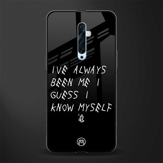 being myself glass case for oppo reno 2f image