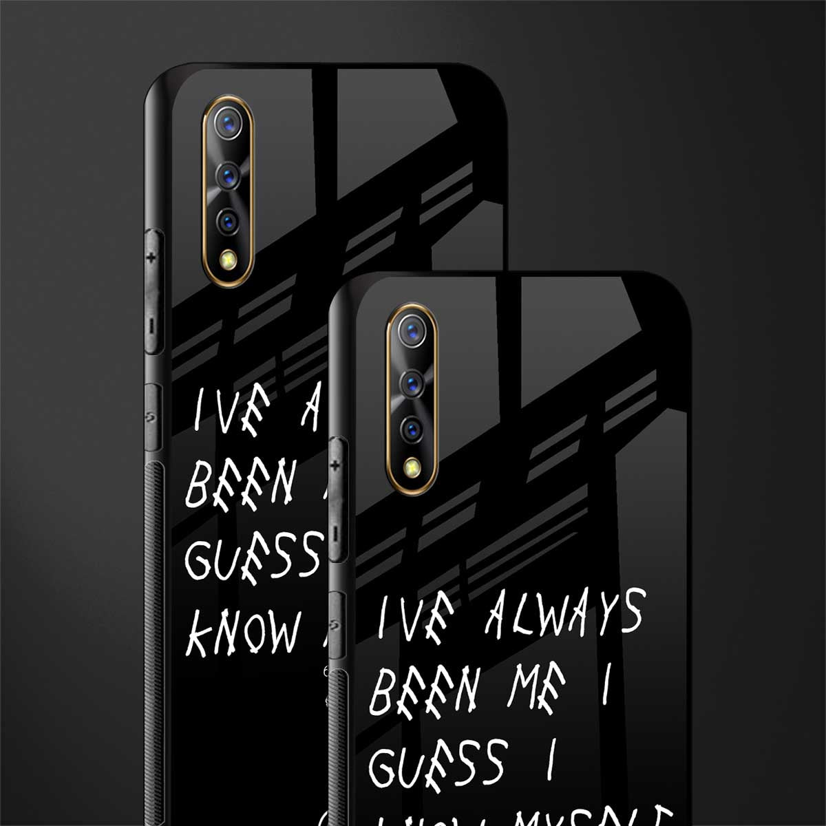 being myself glass case for vivo z1x image-2