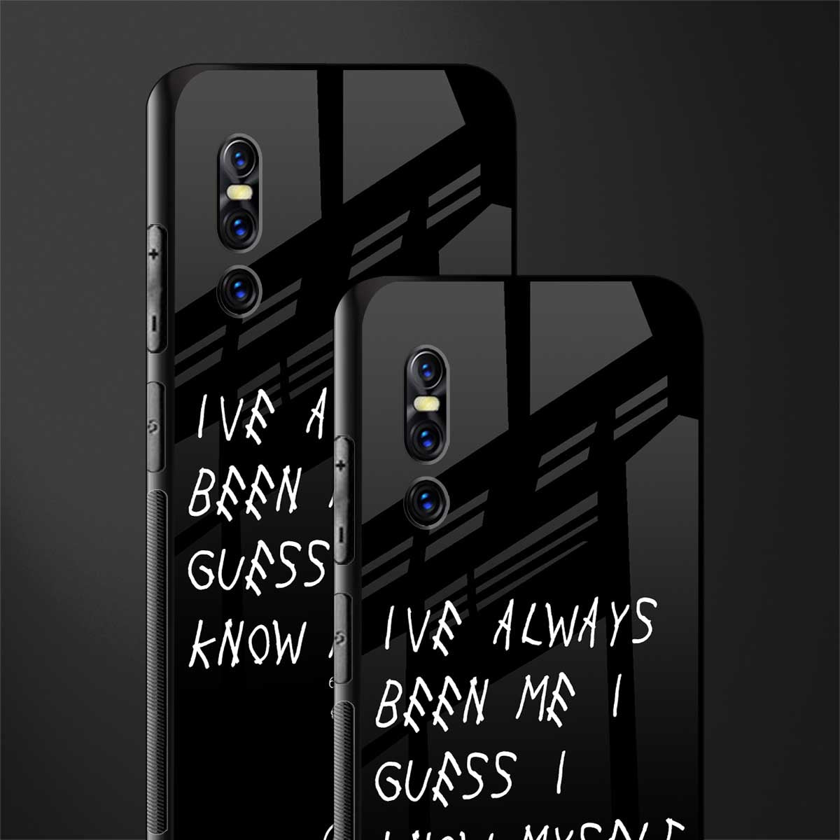 being myself glass case for vivo v15 pro image-2