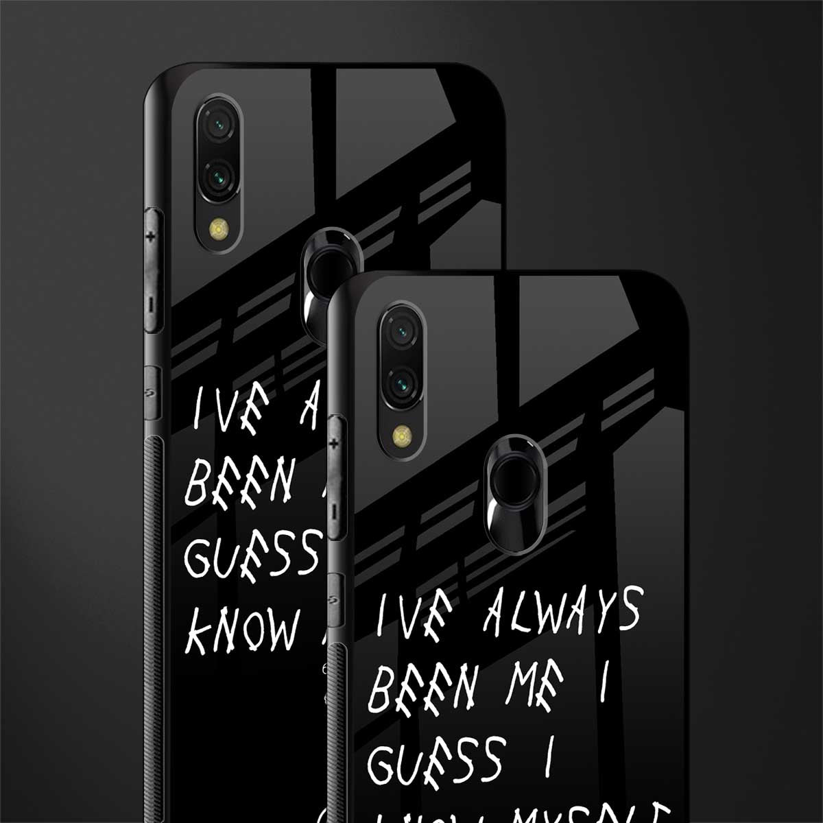 being myself glass case for redmi note 7 pro image-2