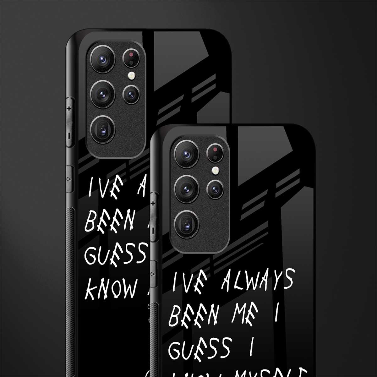 being myself glass case for samsung galaxy s22 ultra 5g image-2