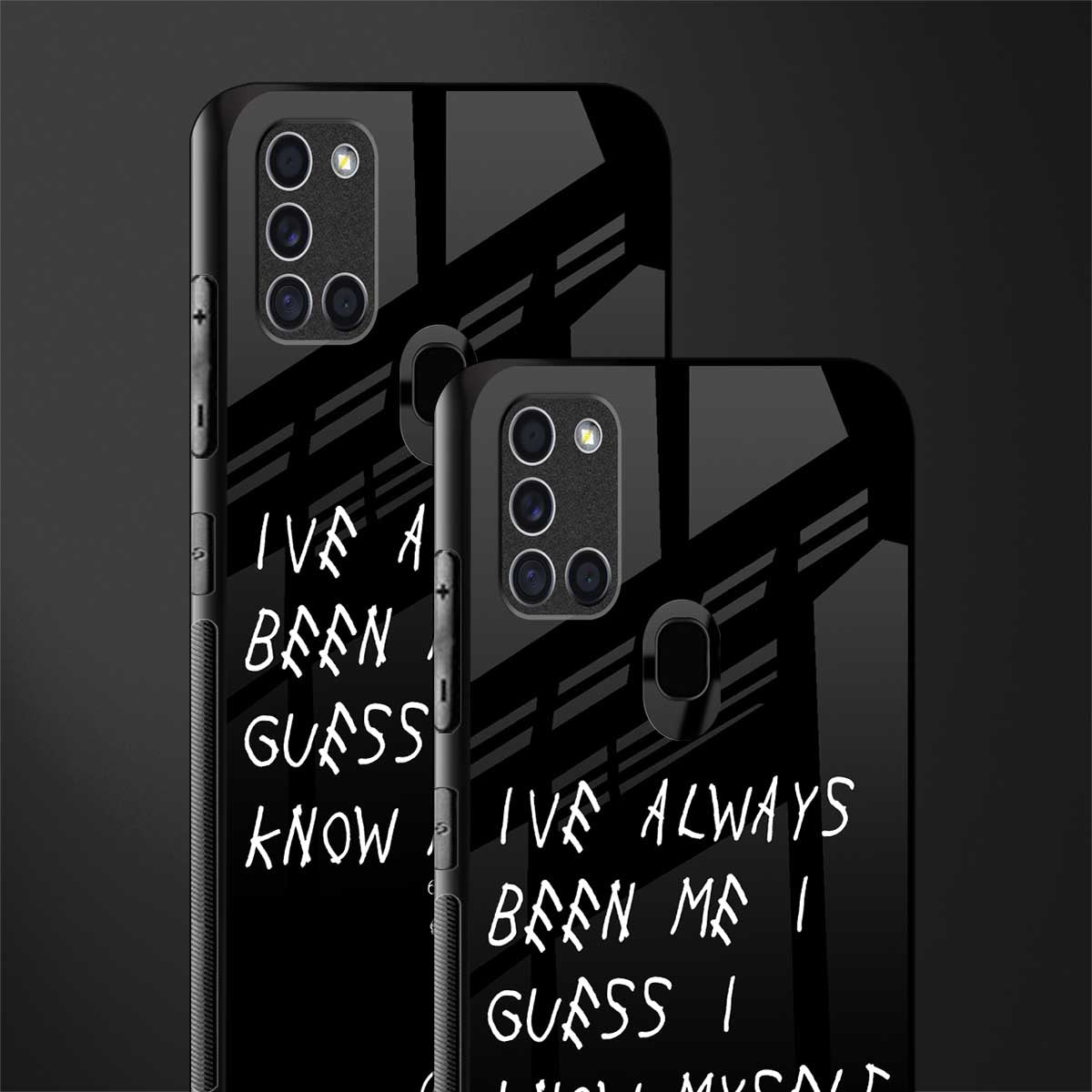 being myself glass case for samsung galaxy a21s image-2