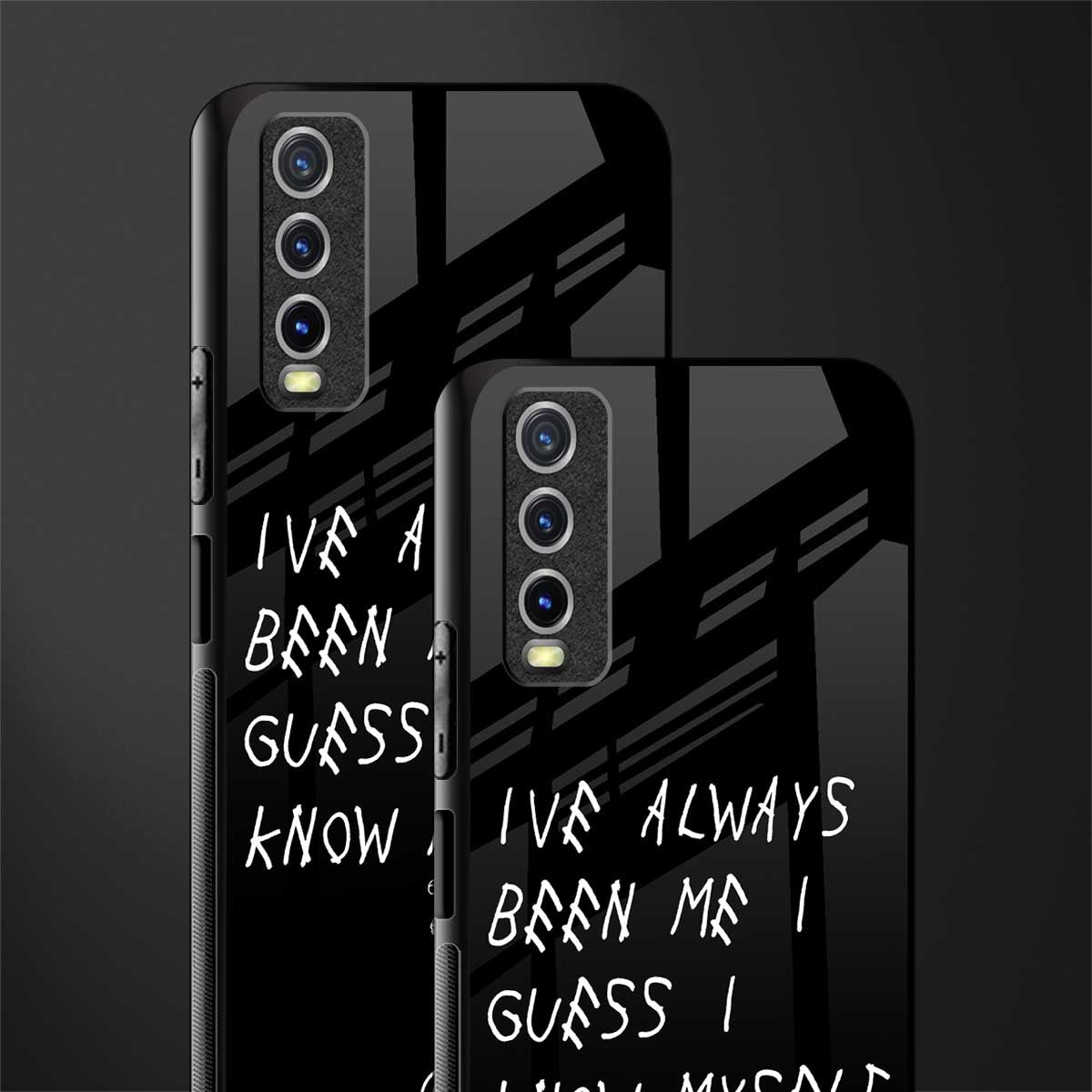 being myself glass case for vivo y20 image-2