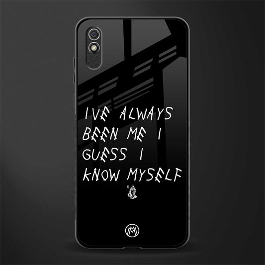being myself glass case for redmi 9a image