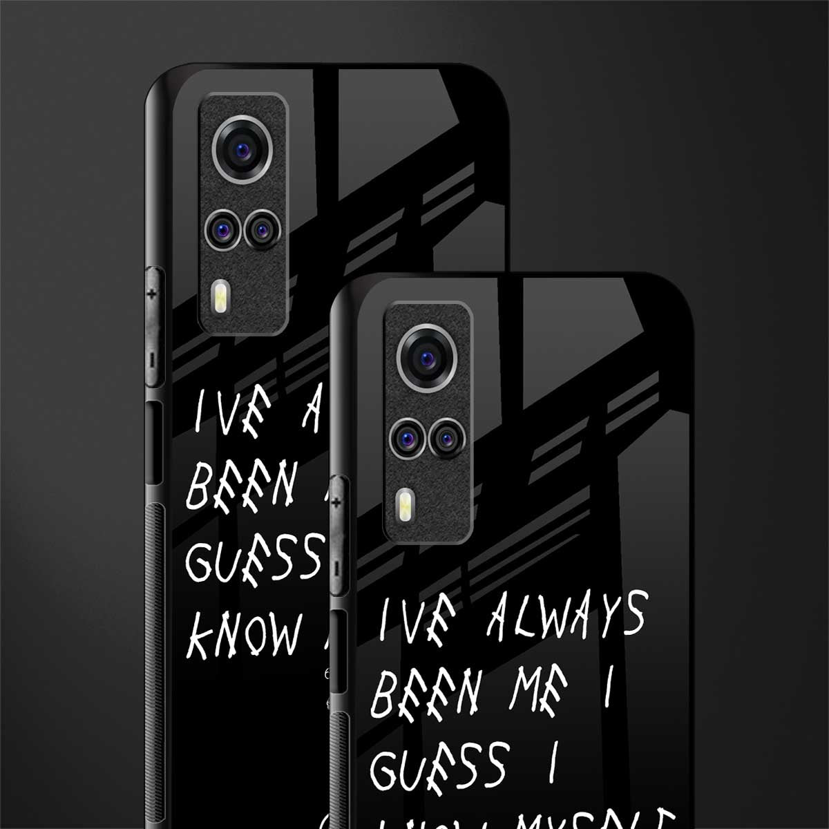 being myself glass case for vivo y51 image-2