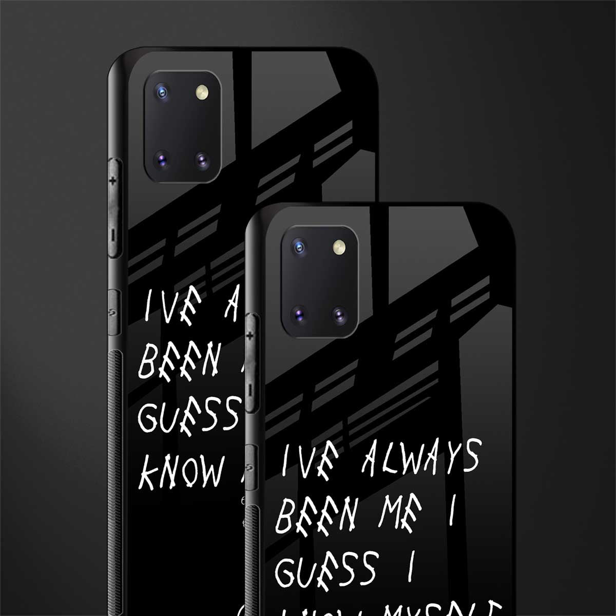 being myself glass case for samsung a81 image-2