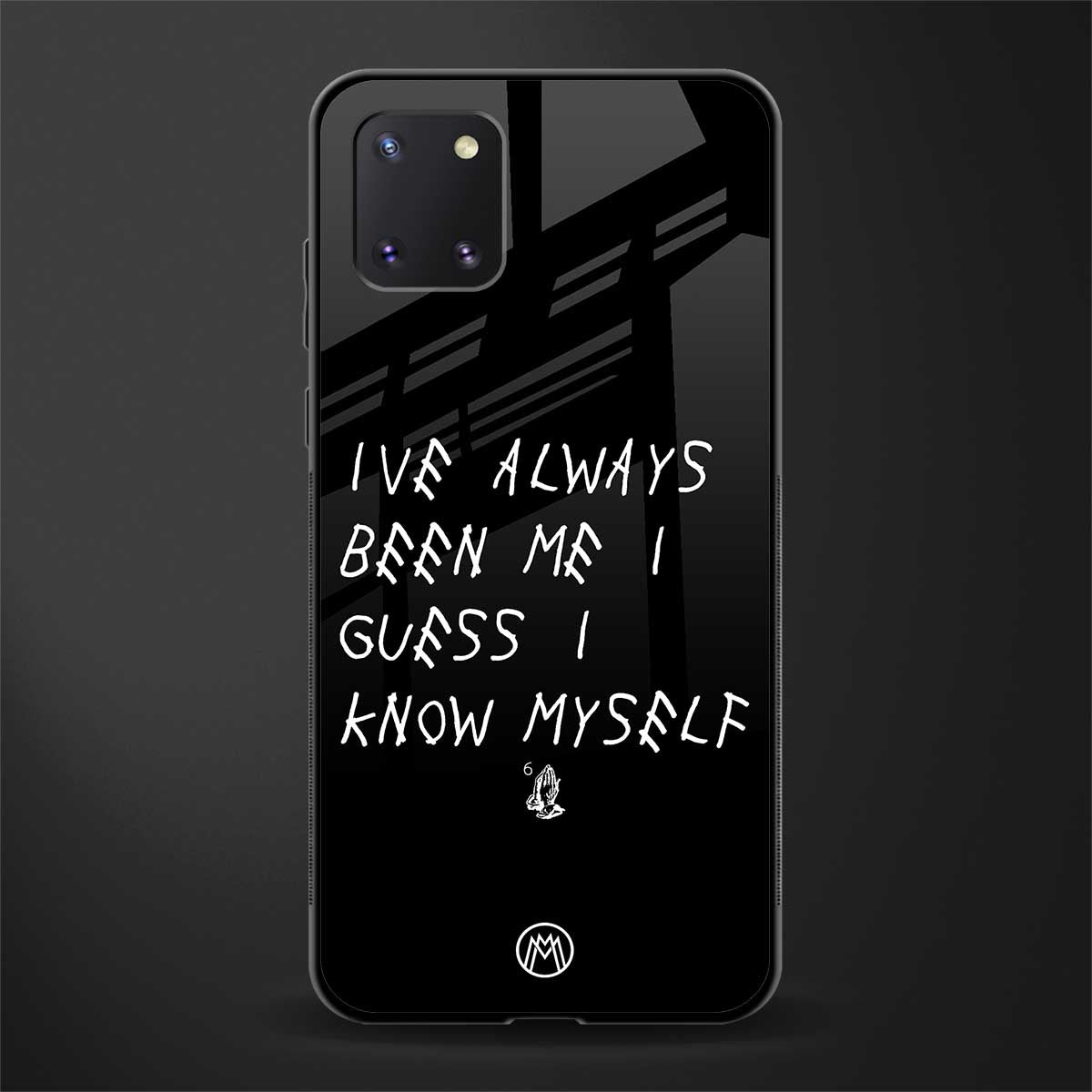 being myself glass case for samsung a81 image