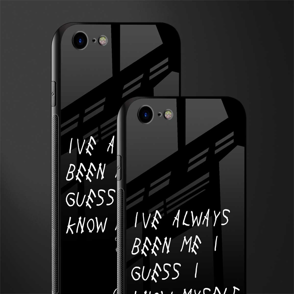 being myself glass case for iphone se 2020 image-2