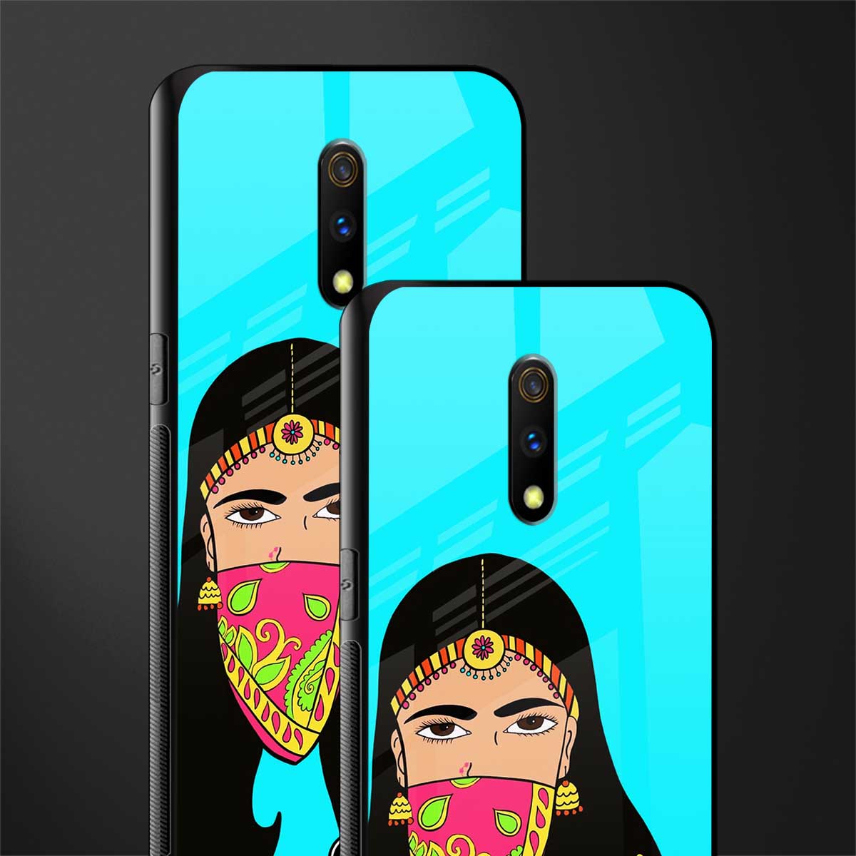 bhaad mein jao glass case for oppo k3 image-2