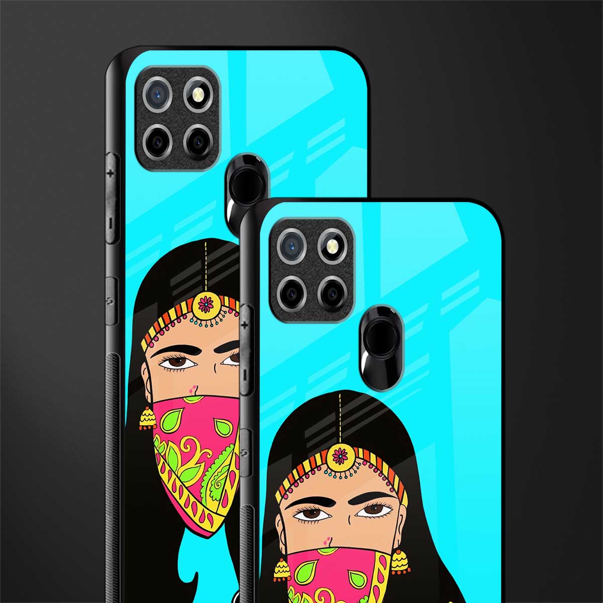 bhaad mein jao glass case for realme narzo 20 image-2