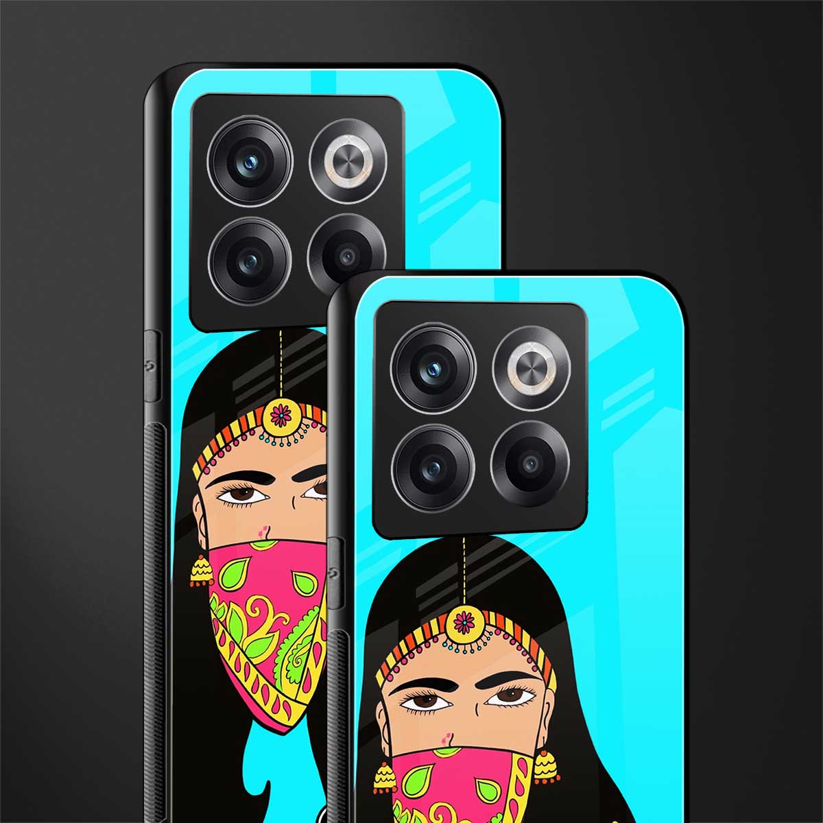 bhaad mein jao back phone cover | glass case for oneplus 10t