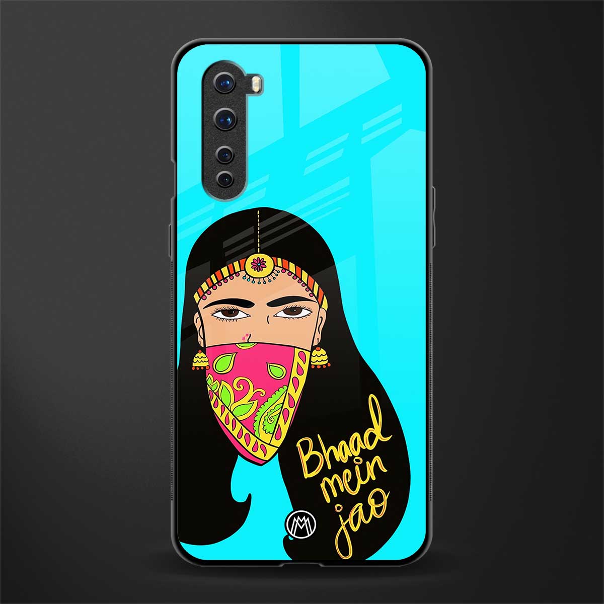 bhaad mein jao glass case for oneplus nord ac2001 image