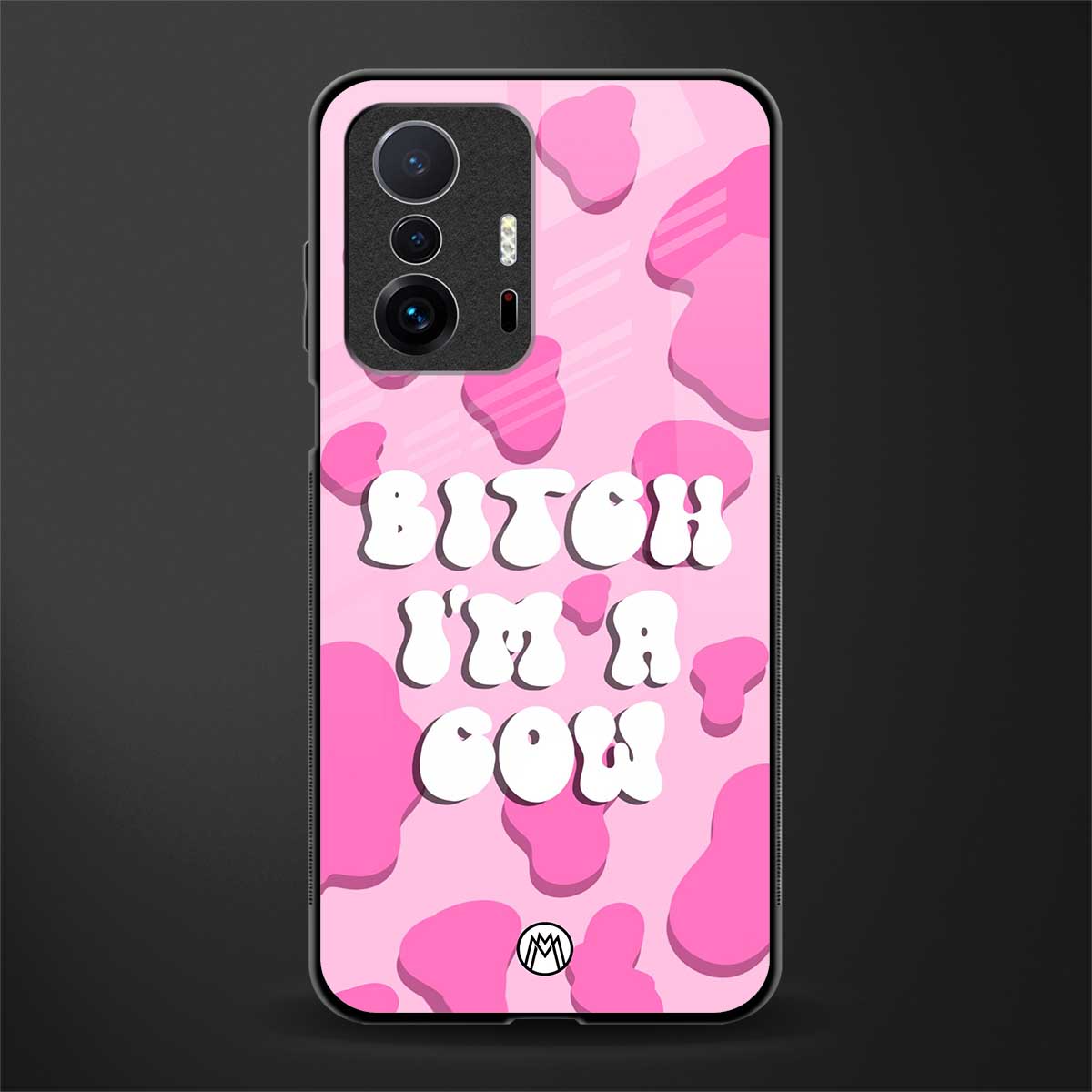 bitch i'm a cow glass case for mi 11t pro 5g image
