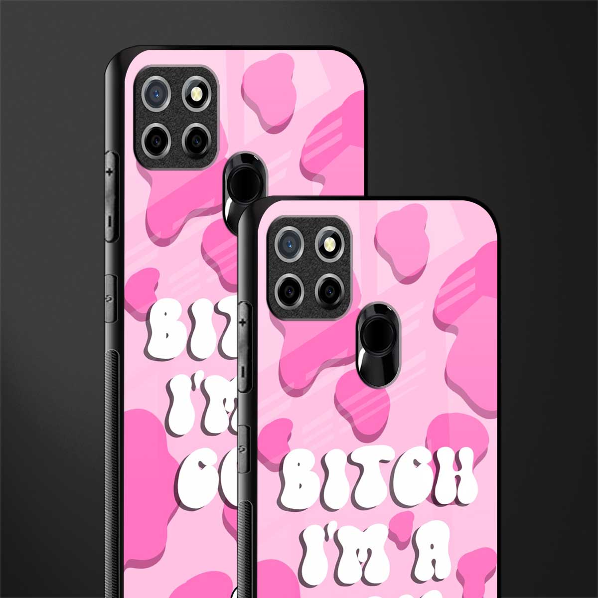 bitch i'm a cow glass case for realme narzo 20 image-2