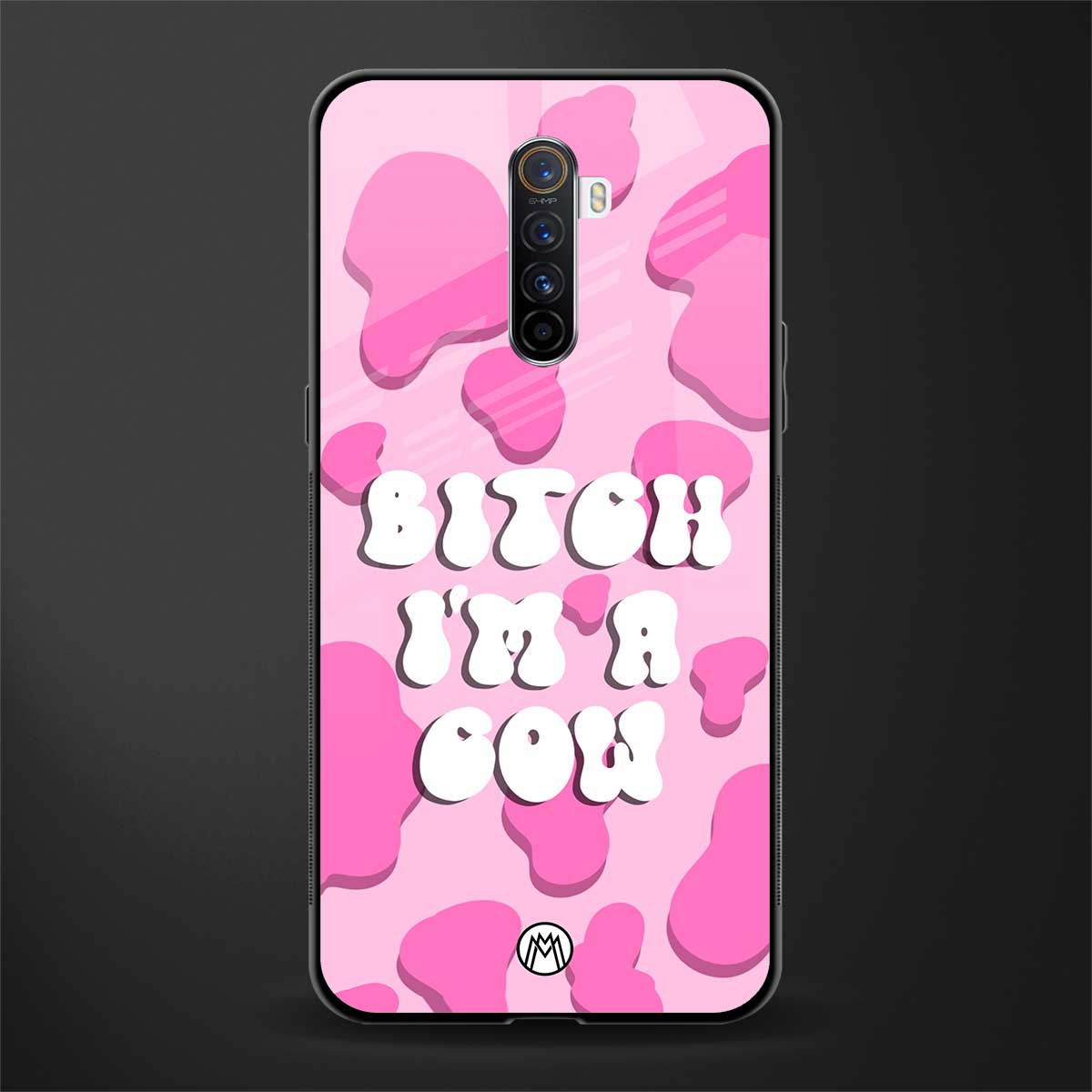 bitch i'm a cow glass case for realme x2 pro image