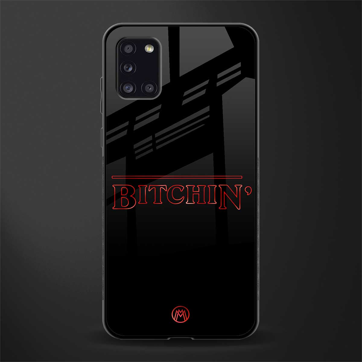 bitchin glass case for samsung galaxy a31 image