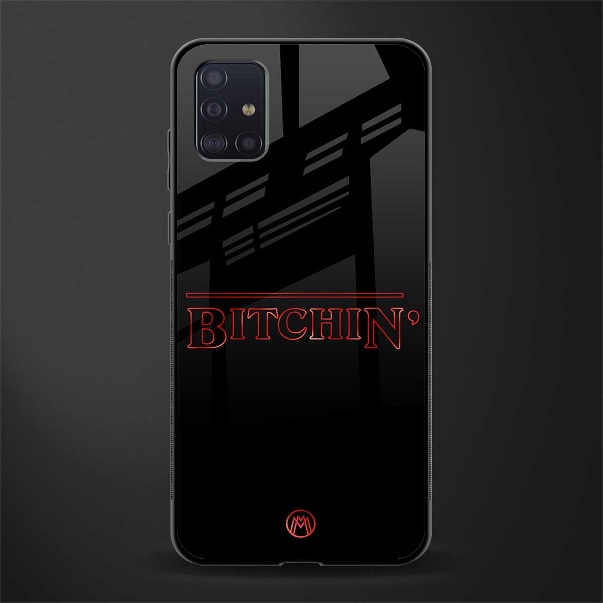 bitchin glass case for samsung galaxy a71 image