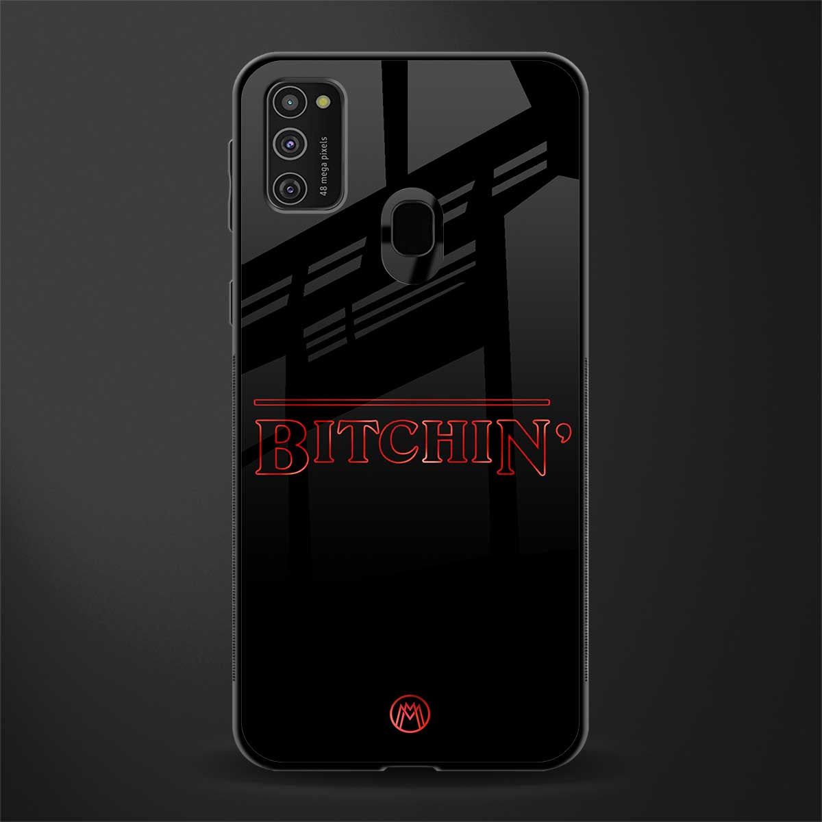 bitchin glass case for samsung galaxy m30s image