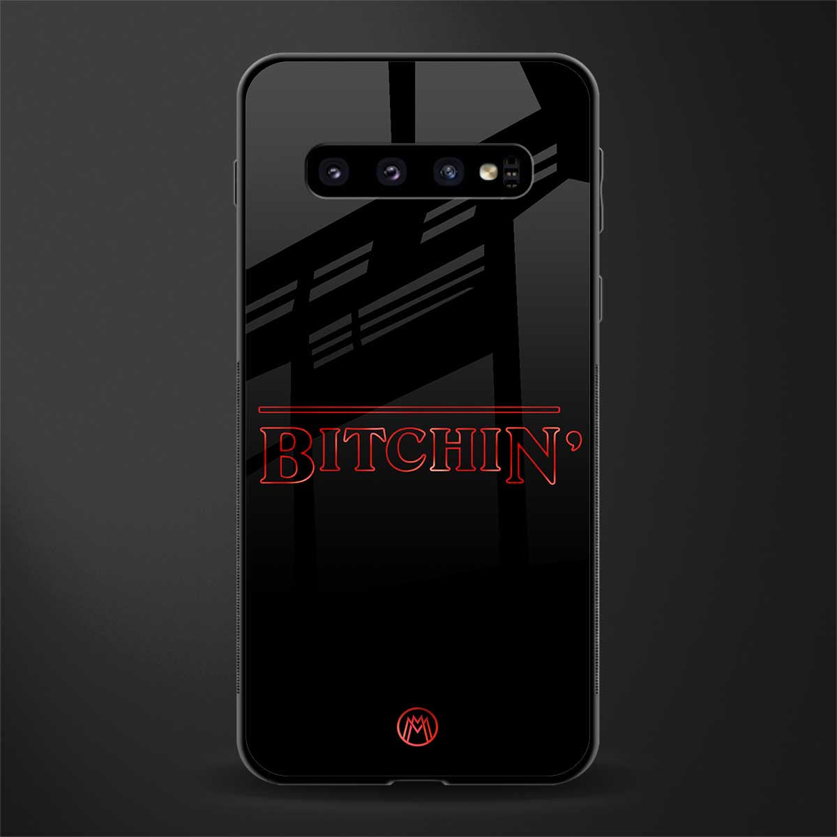 bitchin glass case for samsung galaxy s10 plus image