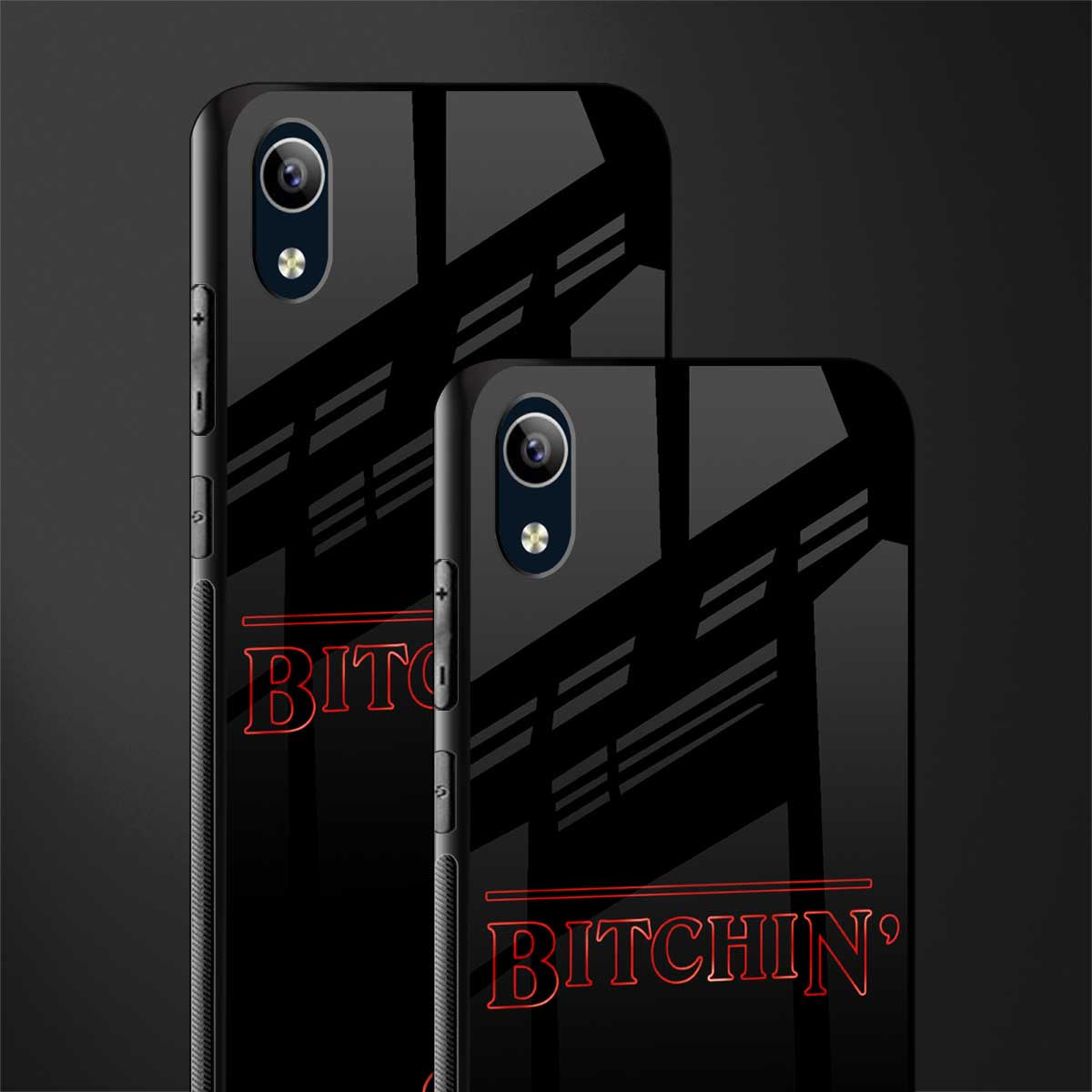 bitchin glass case for vivo y1s without fingerprint image-2