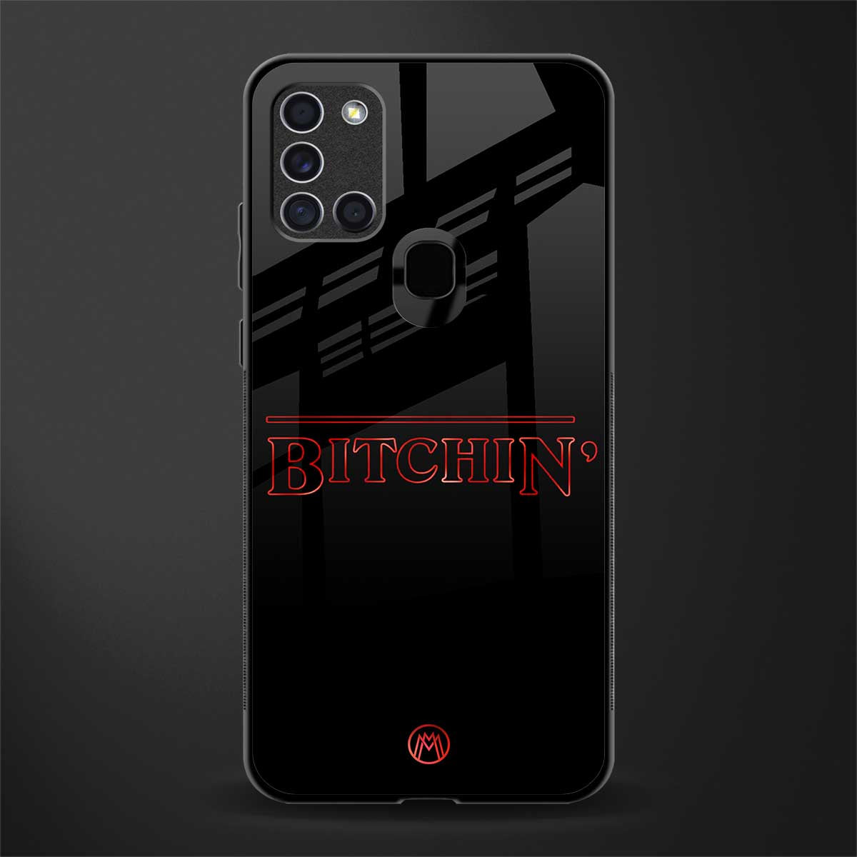 bitchin glass case for samsung galaxy a21s image