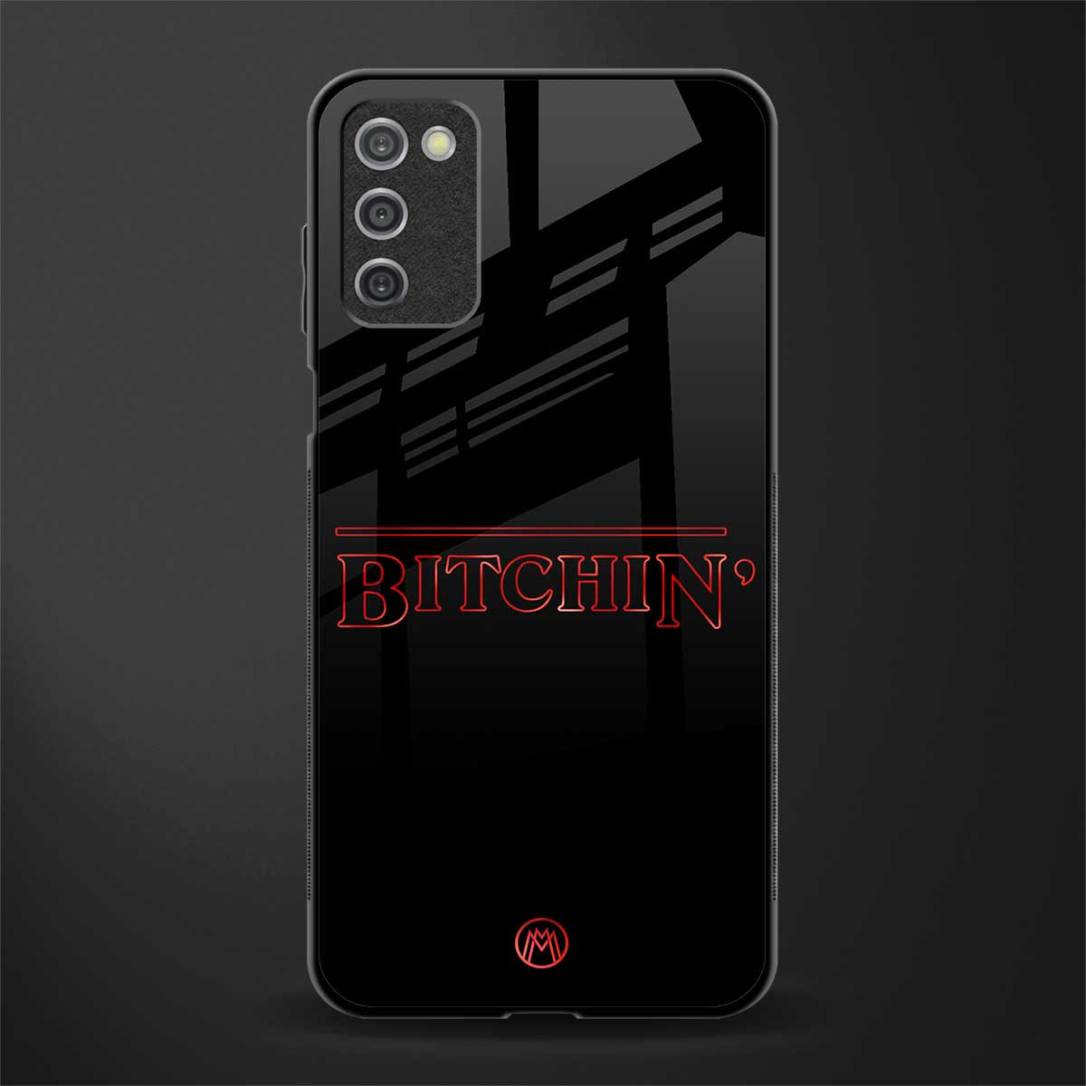 bitchin glass case for samsung galaxy a03s image
