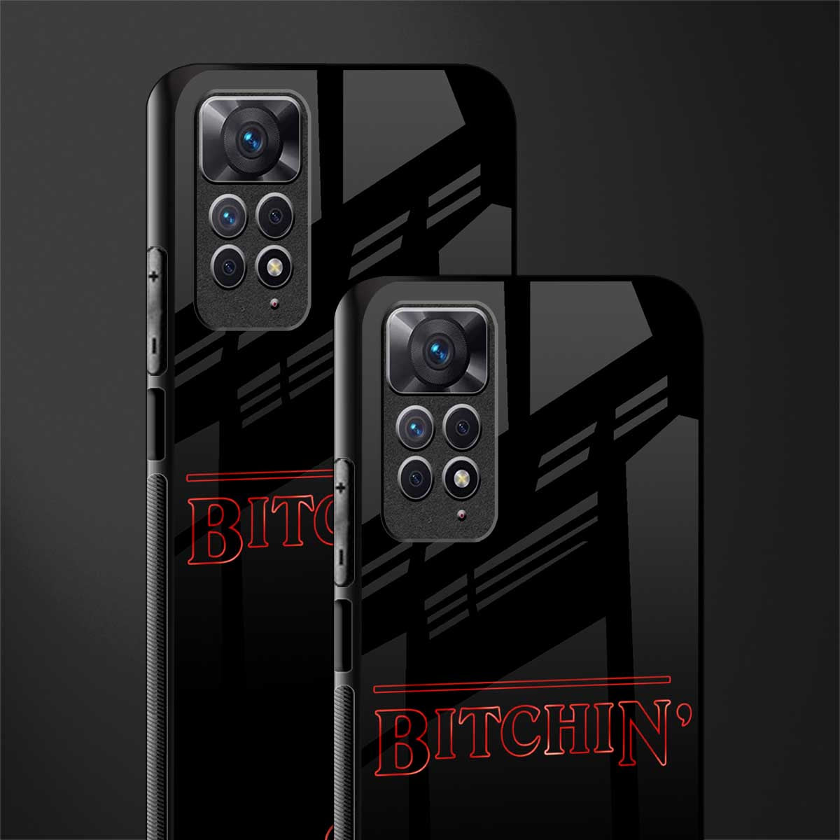 bitchin back phone cover | glass case for redmi note 11 pro plus 4g/5g