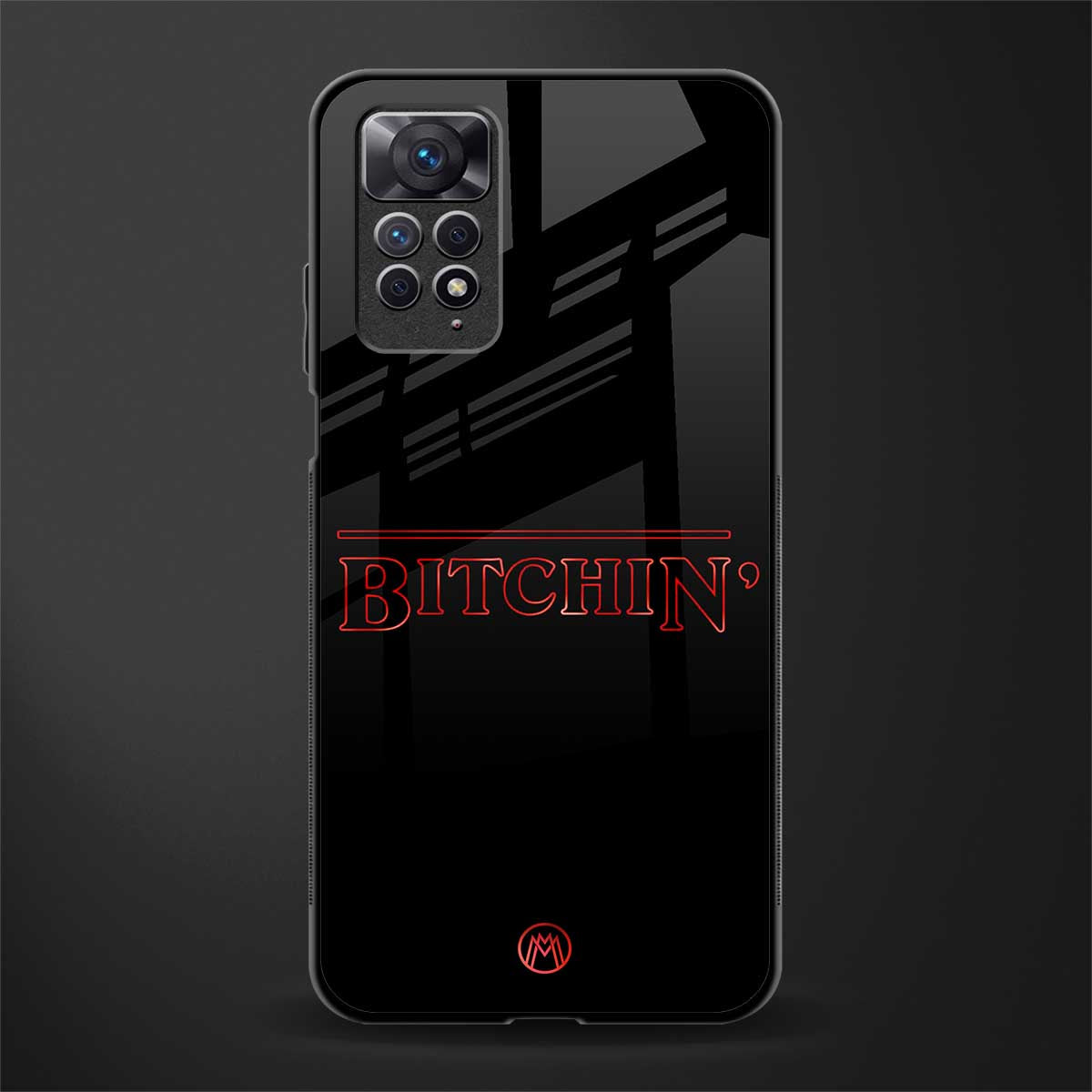 bitchin back phone cover | glass case for redmi note 11 pro plus 4g/5g