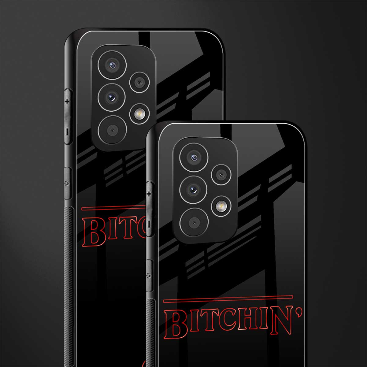 bitchin back phone cover | glass case for samsung galaxy a53 5g