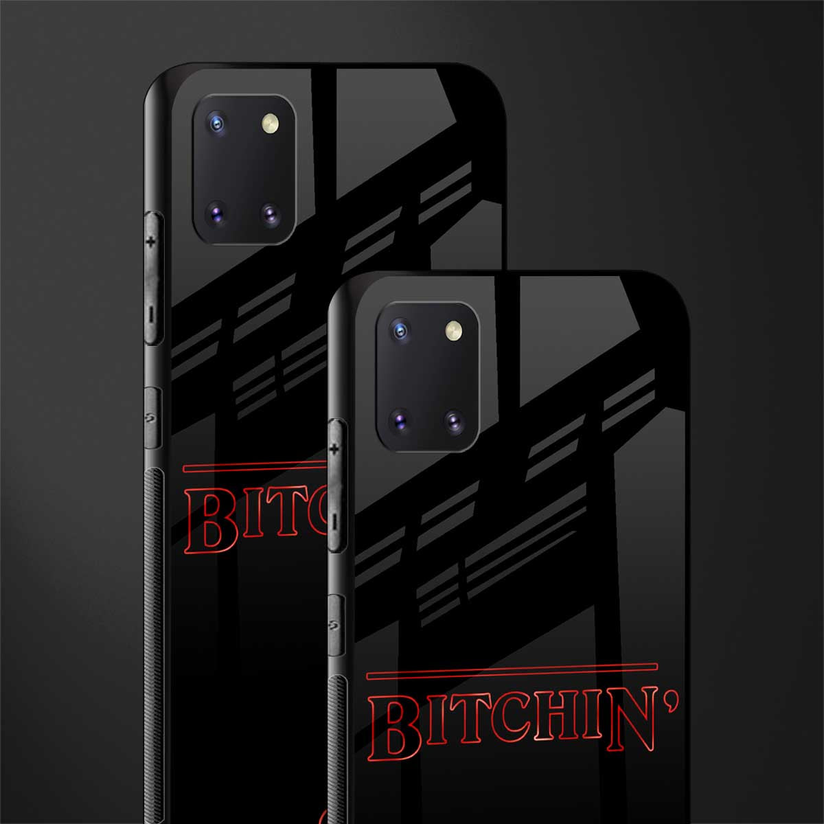 bitchin glass case for samsung a81 image-2