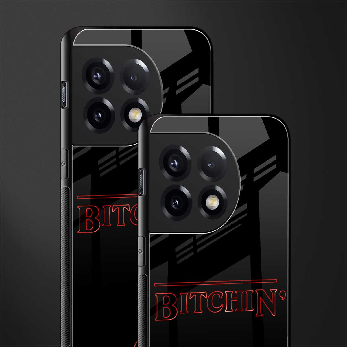 bitchin back phone cover | glass case for oneplus 11r