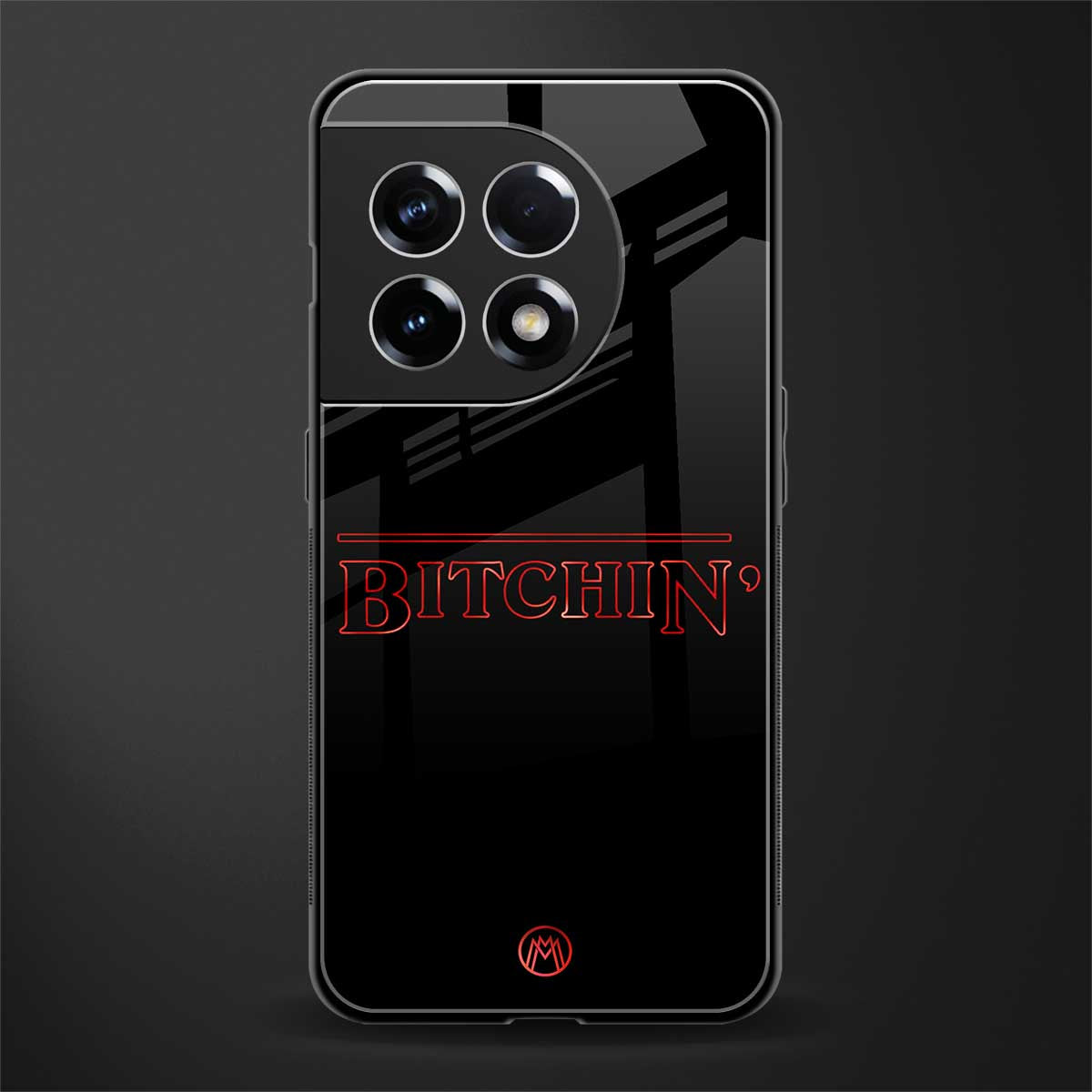 bitchin back phone cover | glass case for oneplus 11r