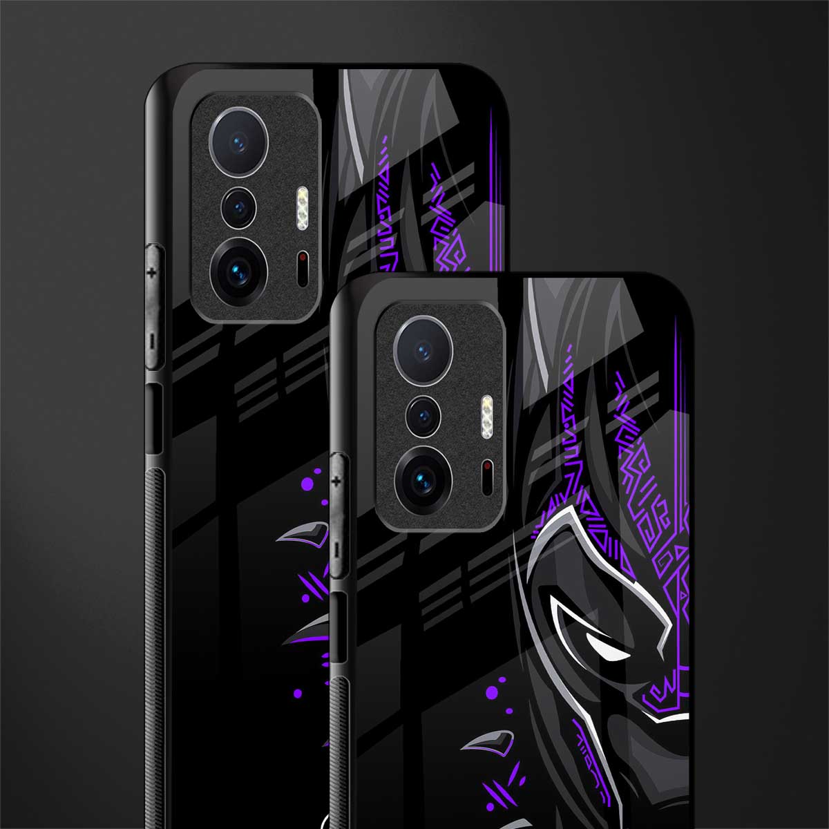 black panther superhero glass case for mi 11t pro 5g image-2