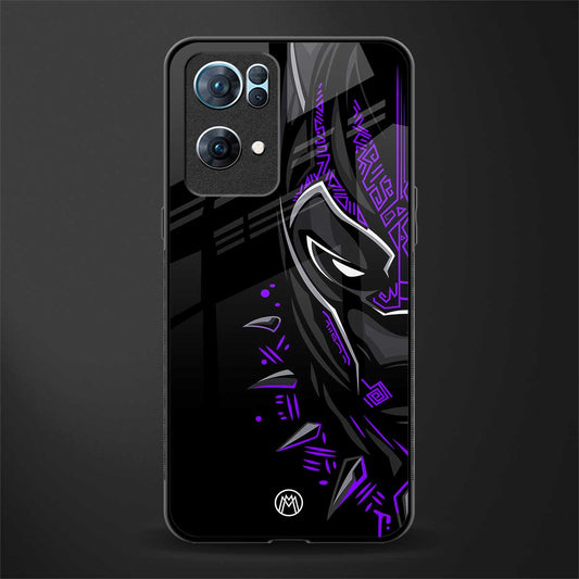 black panther superhero glass case for oppo reno7 pro 5g image