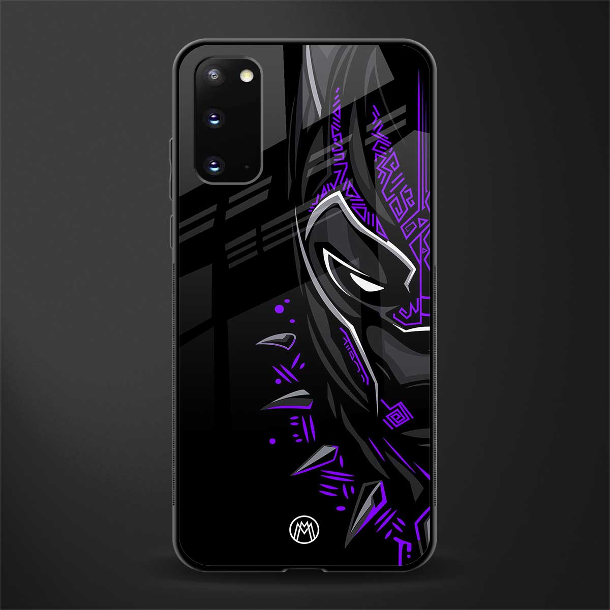 black panther superhero glass case for samsung galaxy s20 image