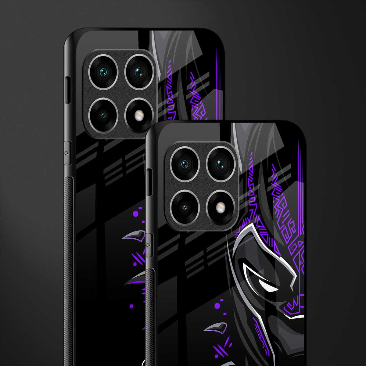 black panther superhero glass case for oneplus 10 pro 5g image-2