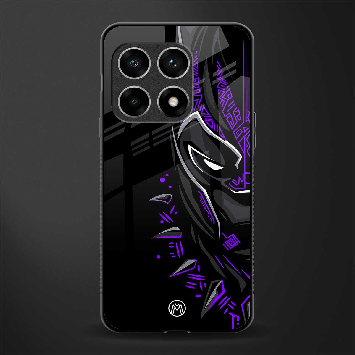 black panther superhero glass case for oneplus 10 pro 5g image