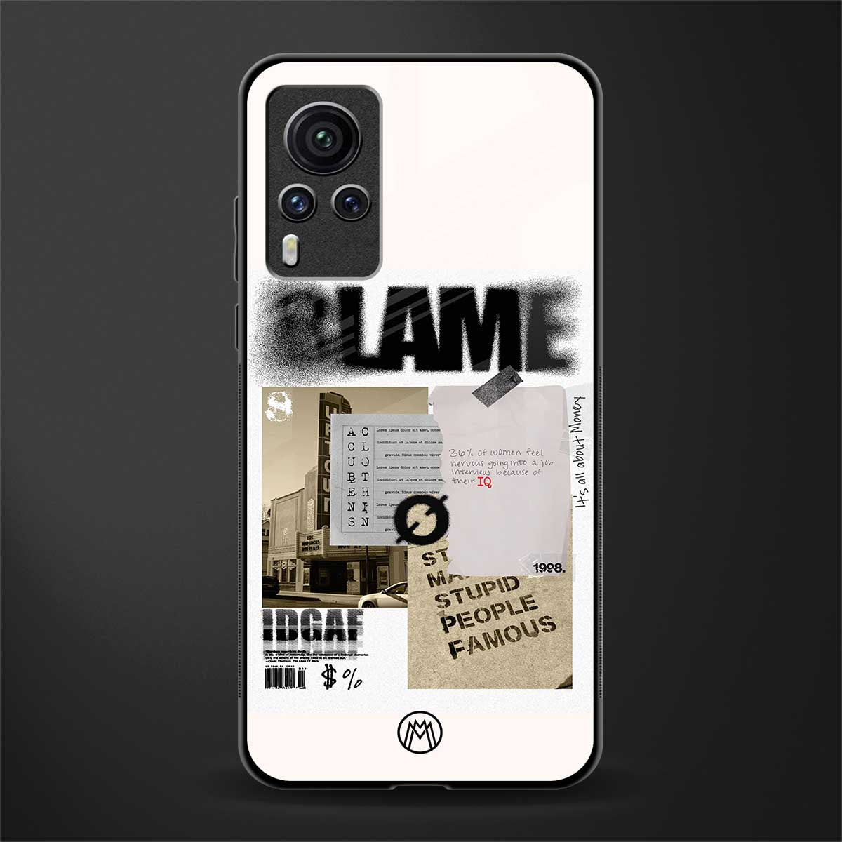 blame glass case for vivo x60 pro image