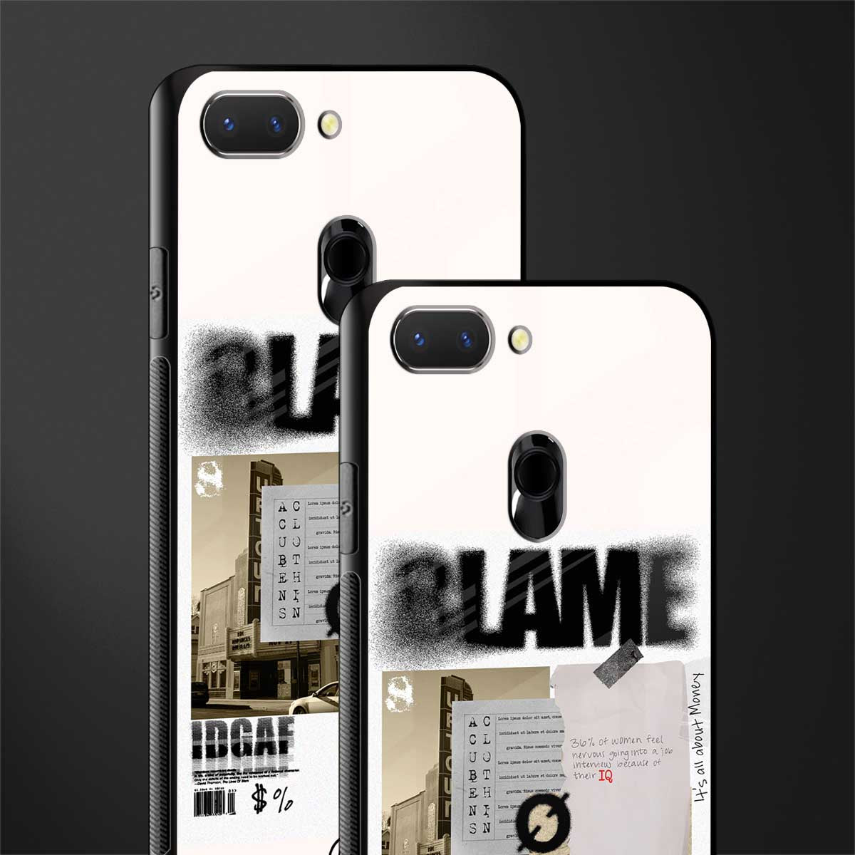 blame glass case for oppo a5 image-2