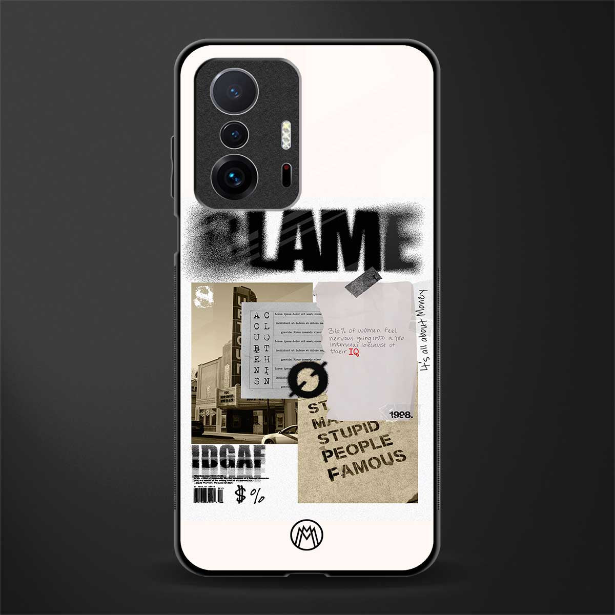 blame glass case for mi 11t pro 5g image