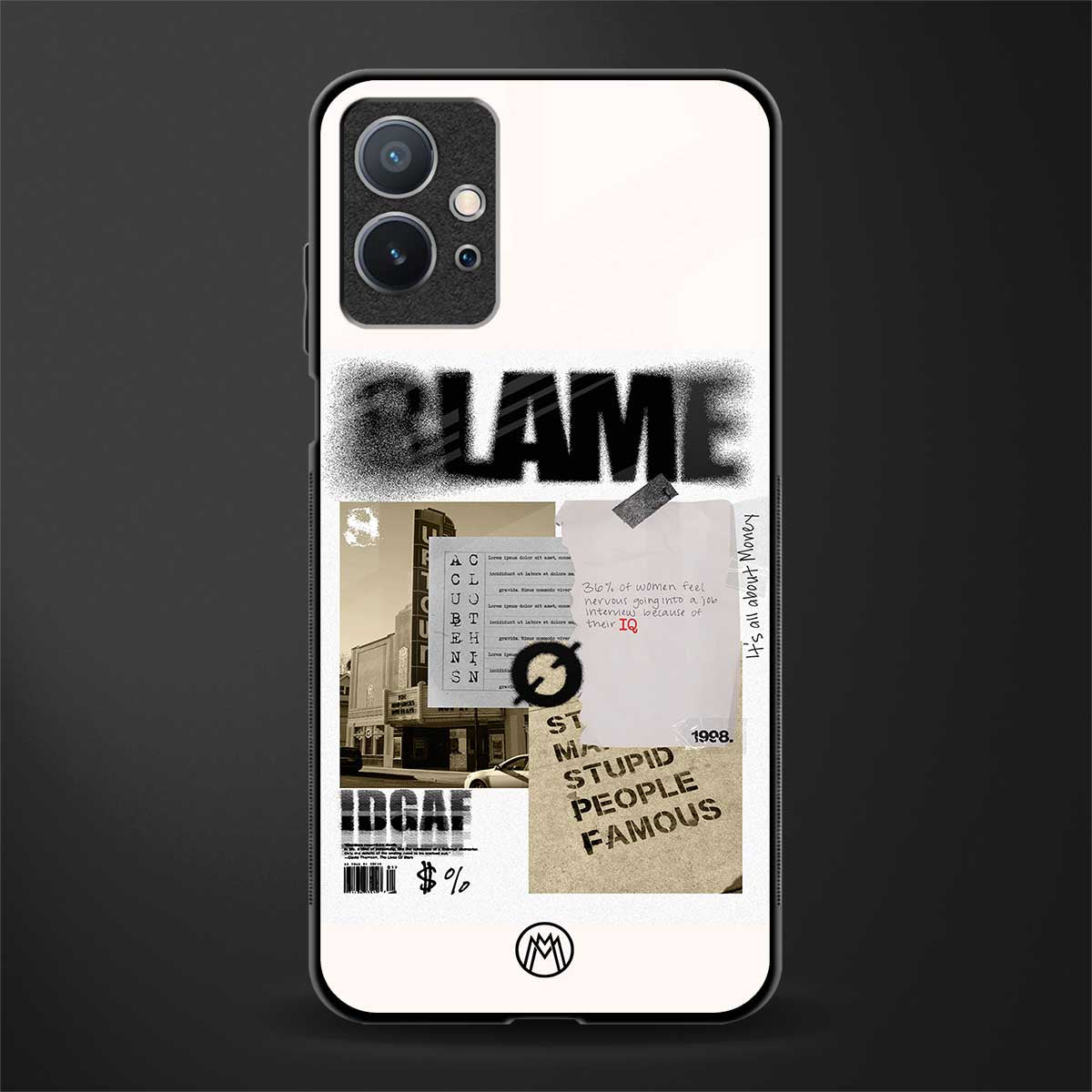 blame glass case for vivo t1 5g image