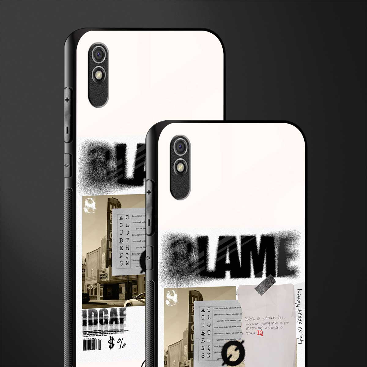 blame glass case for redmi 9a image-2
