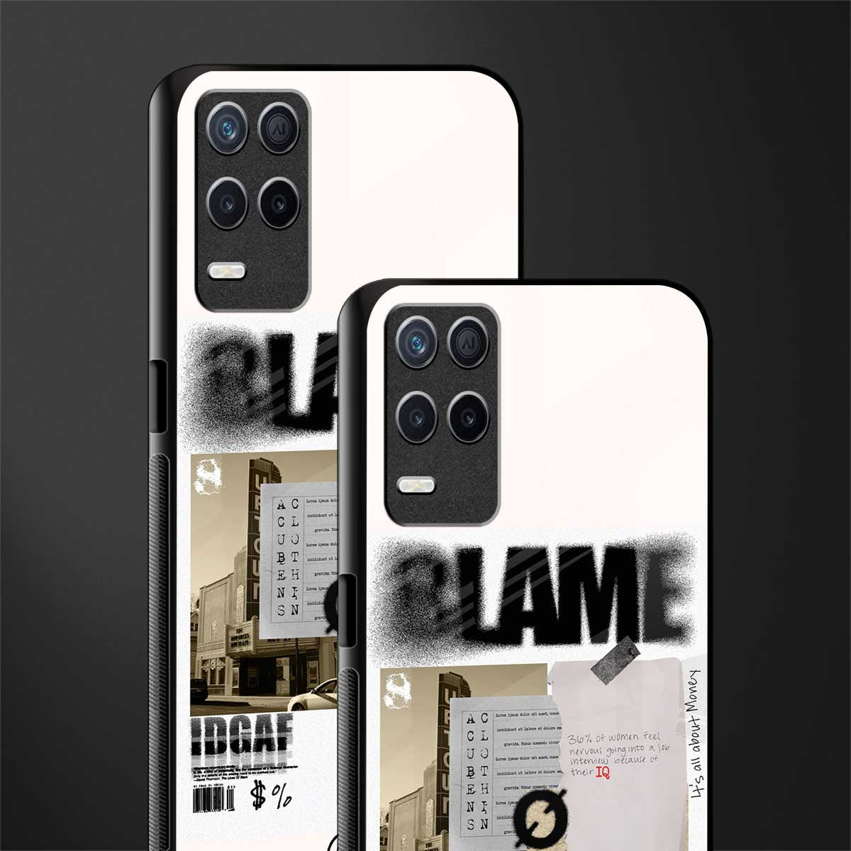 blame glass case for realme narzo 30 5g image-2