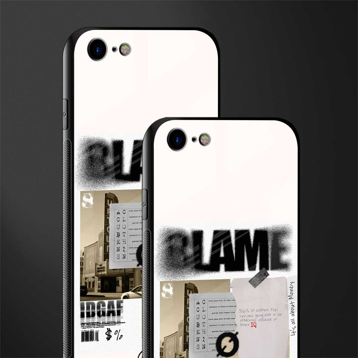 blame glass case for iphone se 2020 image-2