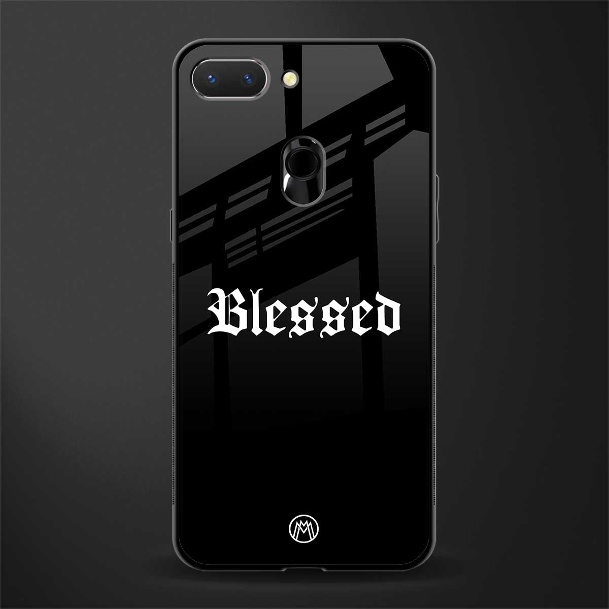 blessed glass case for oppo a5 image