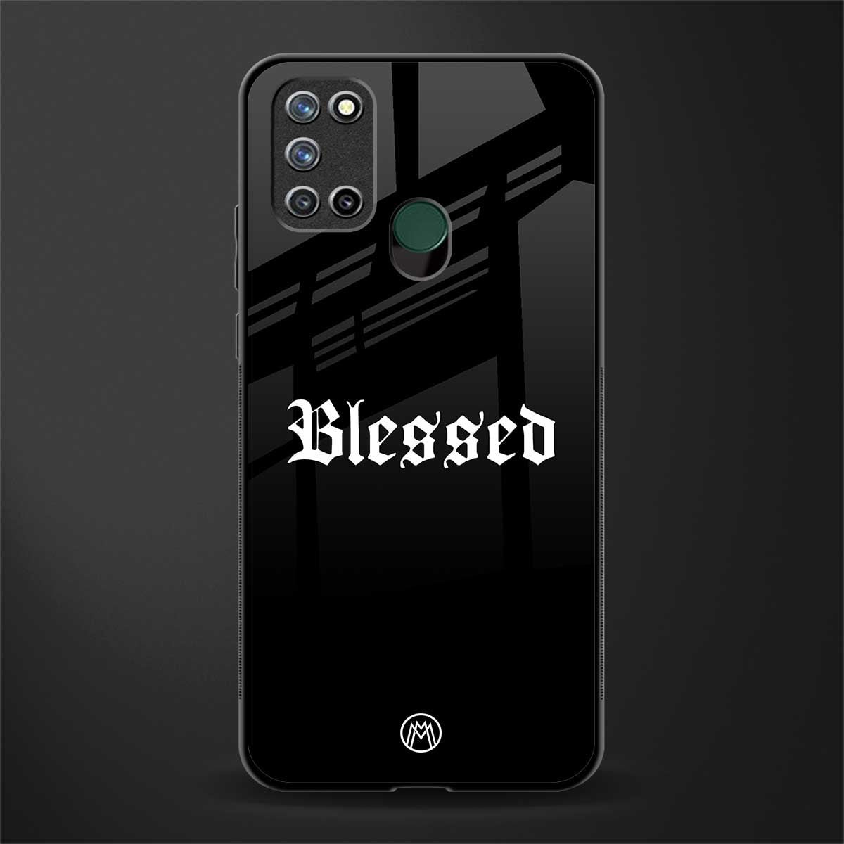 blessed glass case for realme 7i image