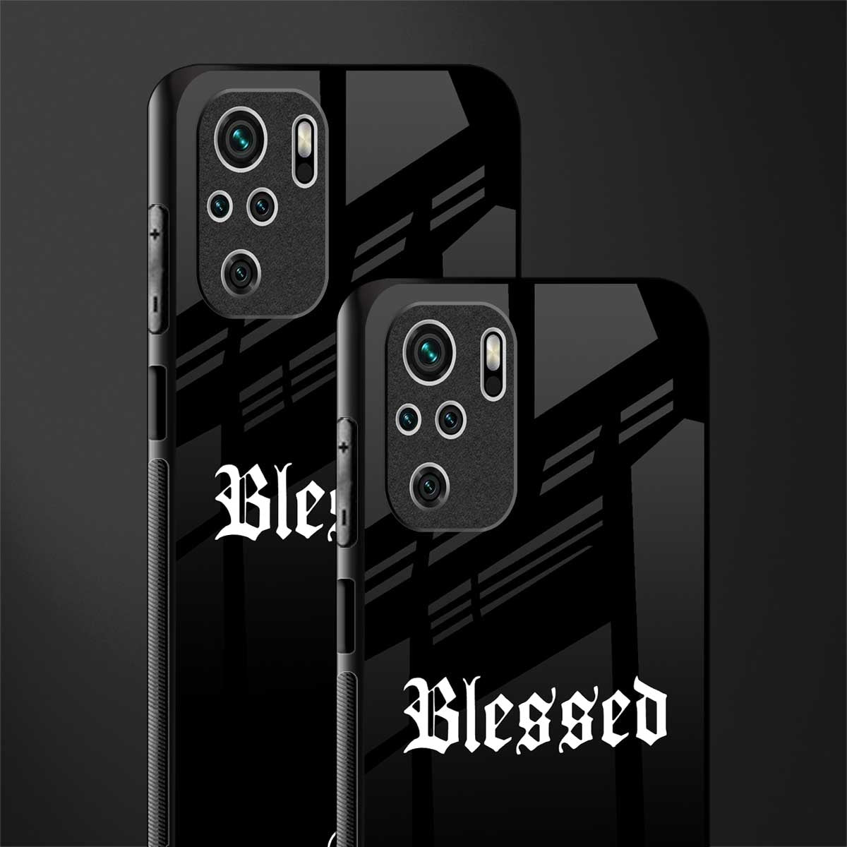 blessed glass case for redmi note 10 image-2