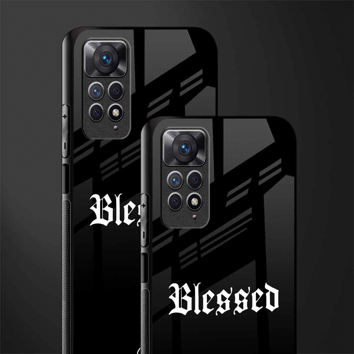 blessed back phone cover | glass case for redmi note 11 pro plus 4g/5g