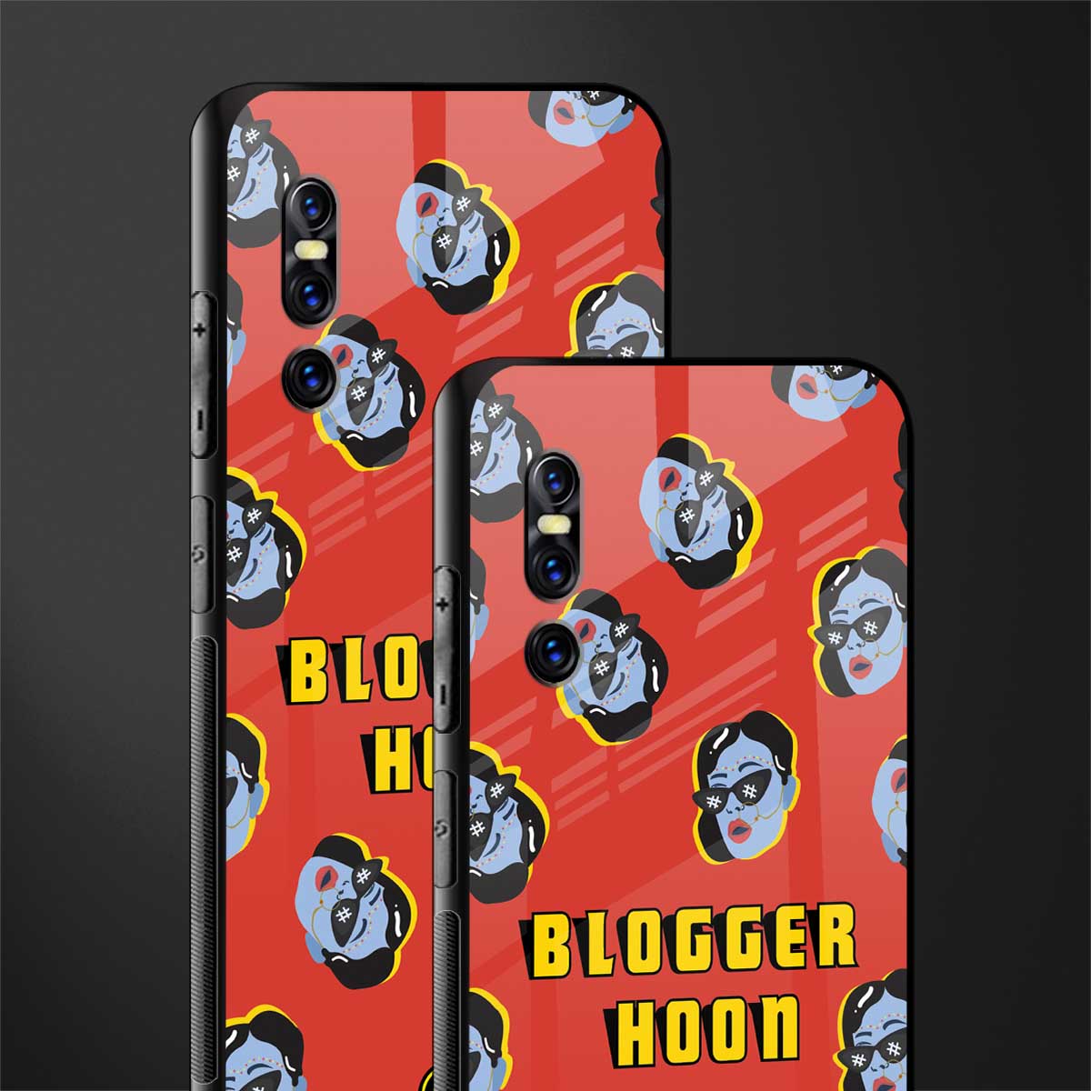 blogger hoon glass case for vivo v15 pro image-2